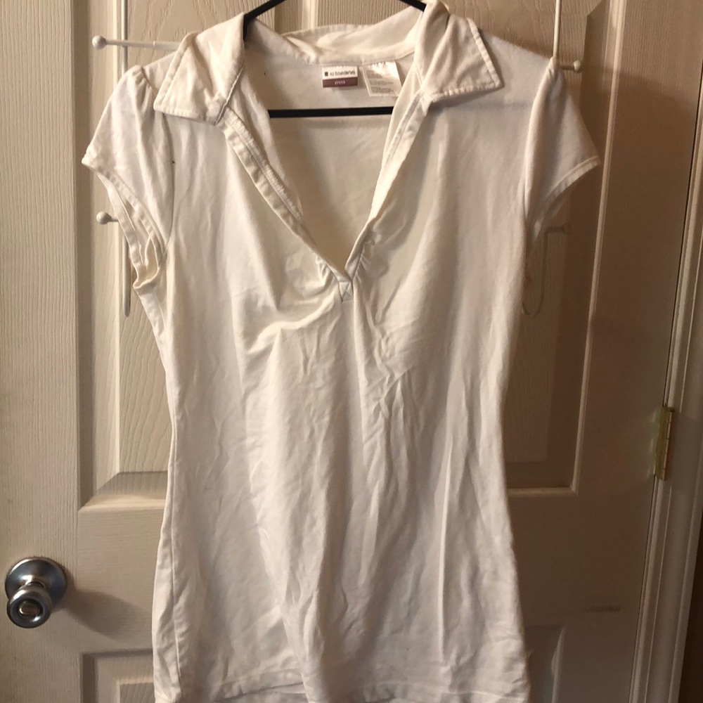 Juniors white blouse
